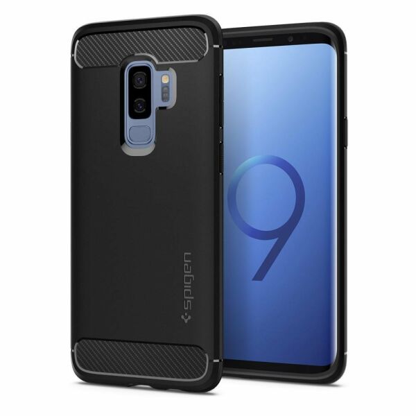 Spigen Galaxy S9 Plus ile Uyumlu Kılıf Rugged Armor
