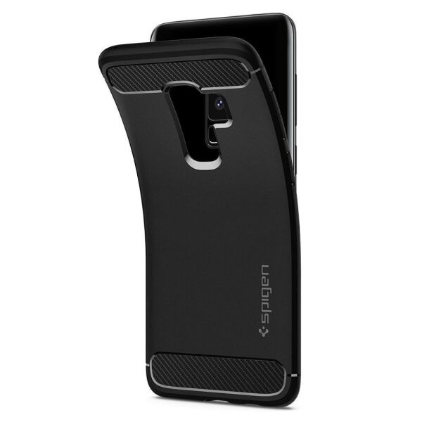 Spigen Galaxy S9 Plus ile Uyumlu Kılıf Rugged Armor