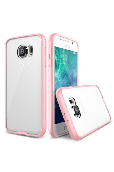 VRS Design Galaxy S6 ile Uyumlu Crystal Mixx Bayby Pink