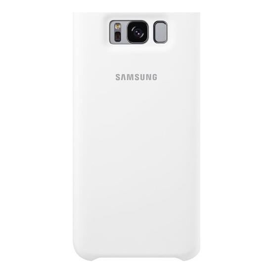 Galaxy S8 ile Uyumlu Silikon Kılıf Beyaz EF-PG950TWEGWW