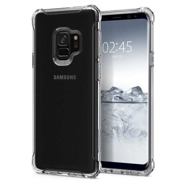 Spigen Galaxy S9 ile Uyumlu Kılıf Rugged Crystal