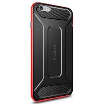 Spigen iPhone 6 Plus/6s Plus ile Uyumlu Kılıf Neo Hybrid Carbon Dante Red