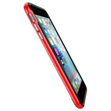 Spigen iPhone 6 Plus/6s Plus ile Uyumlu Kılıf Neo Hybrid Carbon Dante Red