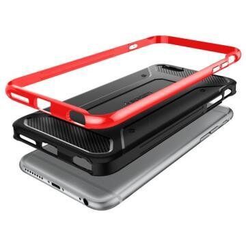 Spigen iPhone 6 Plus/6s Plus ile Uyumlu Kılıf Neo Hybrid Carbon Dante Red