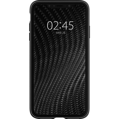 Spigen iPhone XS Max ile Uyumlu Kılıf Rugged Armor Matte Black