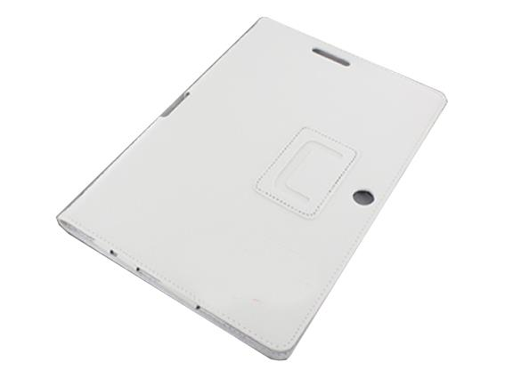 Transformer Pad TF300 ile Uyumlu Standlı Deri Kılıf Beyaz Renk