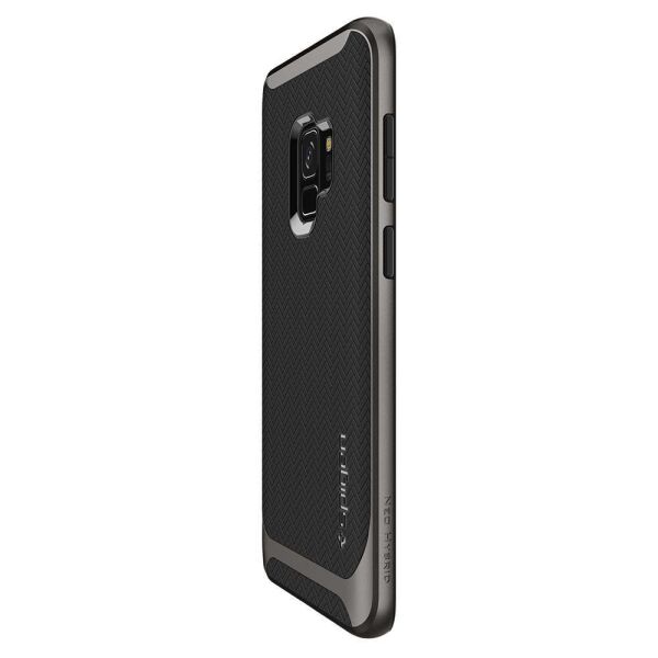 Spigen Galaxy S9 ile Uyumlu Kılıf Neo Hybrid Gunmetal
