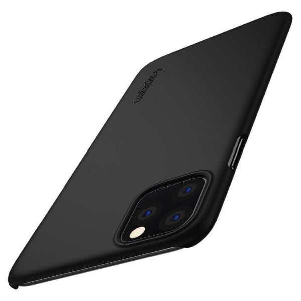 Spigen iPhone 11 Pro ile Uyumlu Kılıf Thin Fit Black