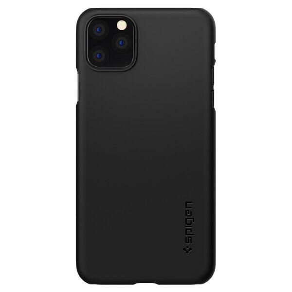 Spigen iPhone 11 Pro ile Uyumlu Kılıf Thin Fit Black