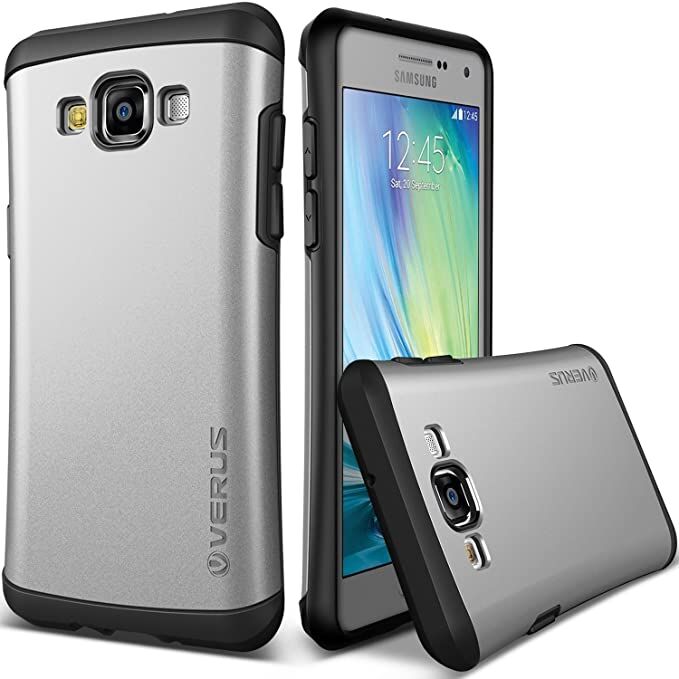 VRS Galaxy A5 2015 ile Uyumlu Thor Hard Drop Kılıf Light Silver