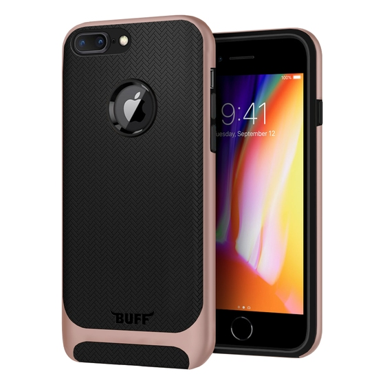Buff iPhone 8 Plus ile Uyumlu New Armor Kılıf Rose Gold