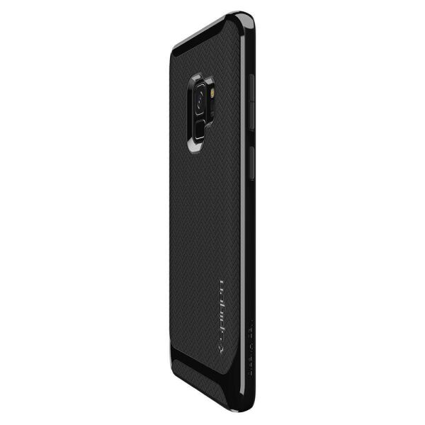 Spigen Galaxy S9 ile Uyumlu Kılıf Neo Hybrid Shiny Black