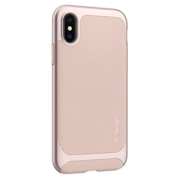 Spigen iPhone X ile Uyumlu Kılıf Neo Hybrid Pale Dogwood
