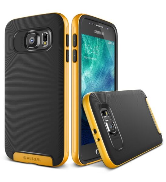 VRS Galaxy S6 ile Uyumlu Crucial Bumper Kılıf Special Yellow