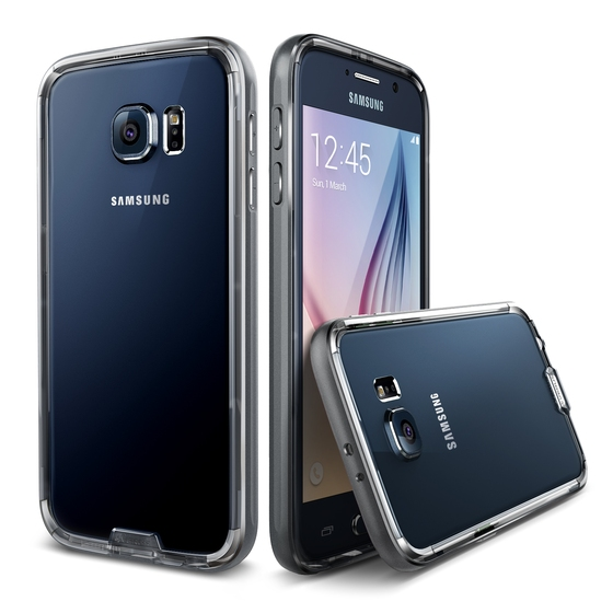 VRS Galaxy S6 ile Uyumlu Iron Bumper Kılıf Titanium