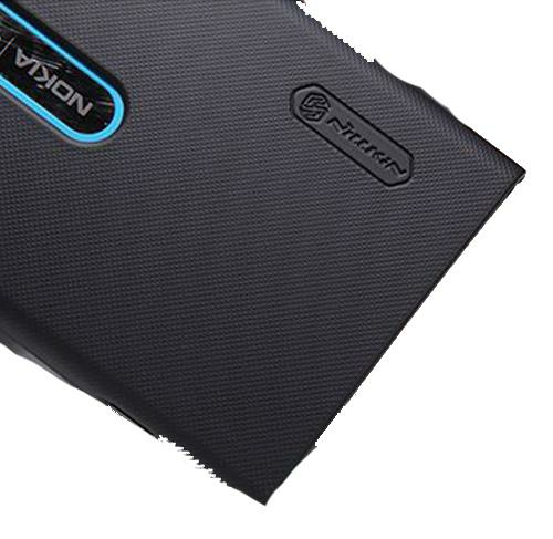 Nillkin Lumia 920 ile Uyumlu Sert Kauçuk Kılıf Siyah