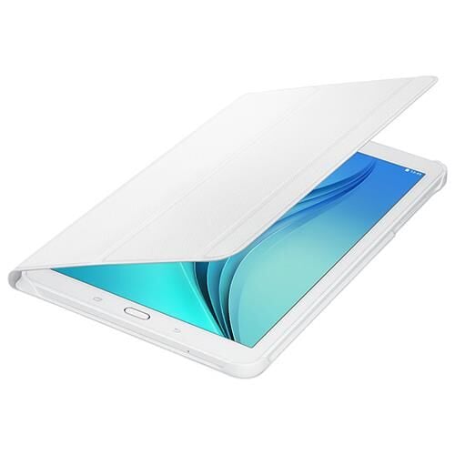 Galaxy Tab E 9.6'' T560 ile Uyumlu Bookcover Kılıf Beyaz EF-BT560BWEGWW (Outlet)
