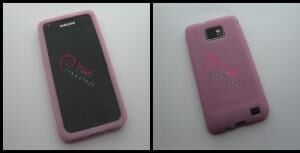 Galaxy S2 i9100 ile Uyumlu Yumuşak Silikon Kılıf Pembe