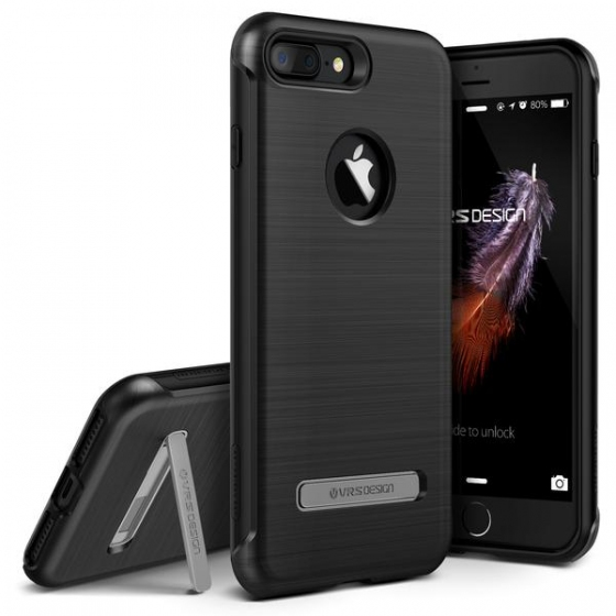 VRS iPhone 7 Plus ile Uyumlu Duo Guard Titanium Black