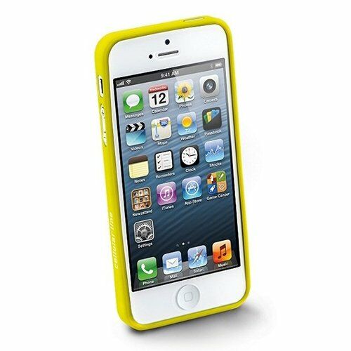 Cellular Line iPhone SE/5S/5 ile Uyumlu Gummy Slim Silikon Kılıf Sarı GUMMYSLIMIPHONE5Y (Out)