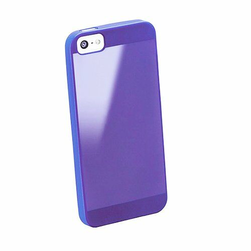 Cellular Line iPhone SE/5S/5 ile Uyumlu Gummy Slim Silikon Kılıf Lila GUMMYSLIMIPHONE5V