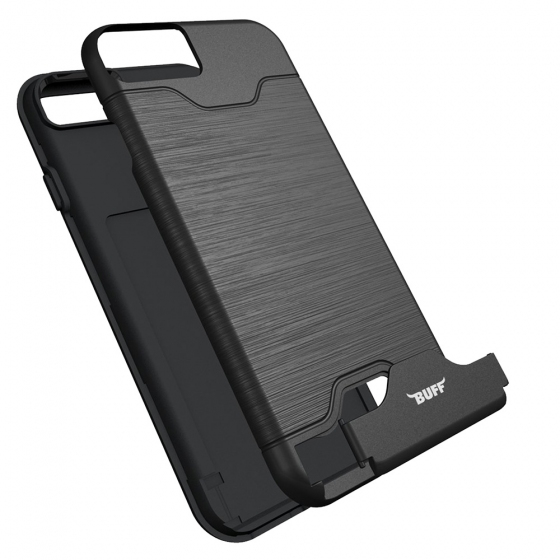 Buff iPhone 8/7 ile Uyumlu Slim Folder Kılıf Black