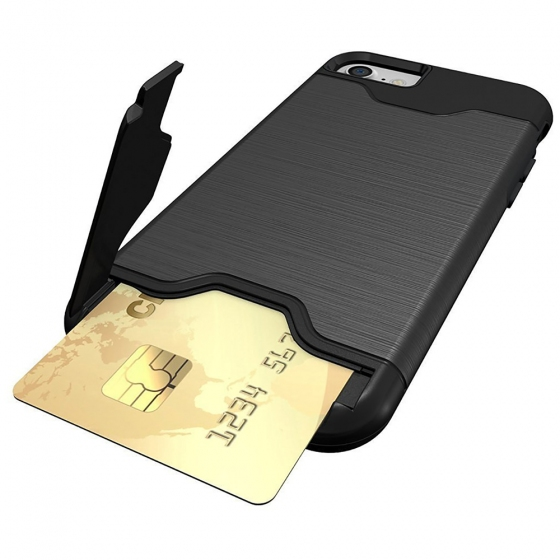 Buff iPhone 8/7 ile Uyumlu Slim Folder Kılıf Black