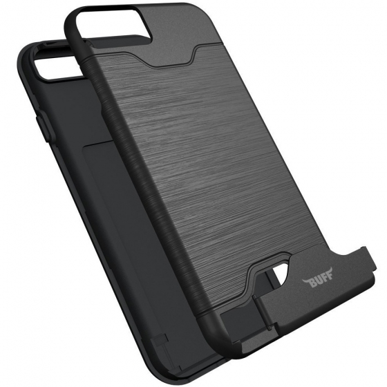 Buff iPhone 8/7 ile Uyumlu Slim Folder Kılıf Black