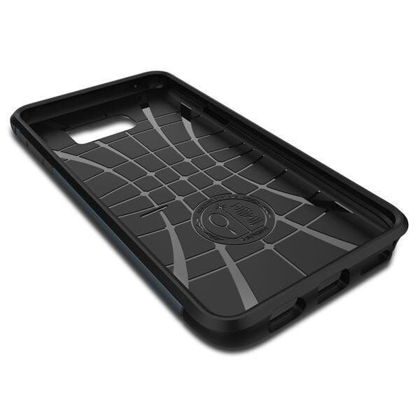 Spigen Galaxy Note 5 ile Uyumlu Kılıf Slim Armor Metal Slate