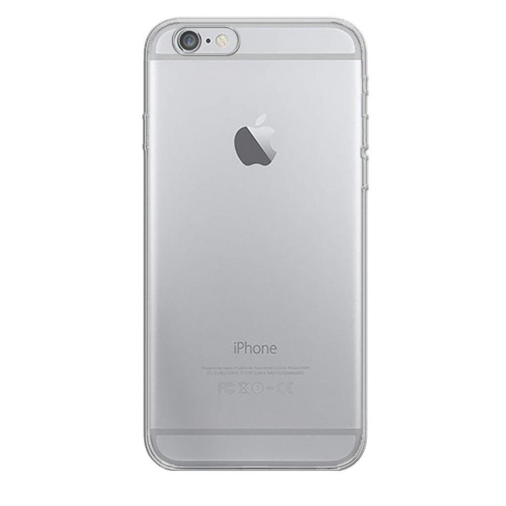 Jopus iPhone 6 Plus ile Uyumlu Tıpalı Kamera Korumalı Silikon Kılıf Şeffaf