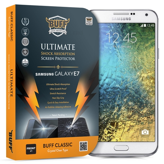Buff Galaxy E7 ile Uyumlu Ekran Koruyucu