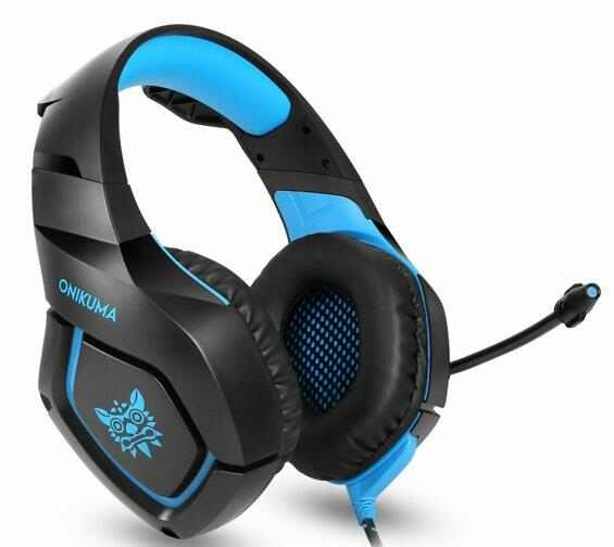 Onikuma K1B Gaming Kulaklık Siyah-Mavi