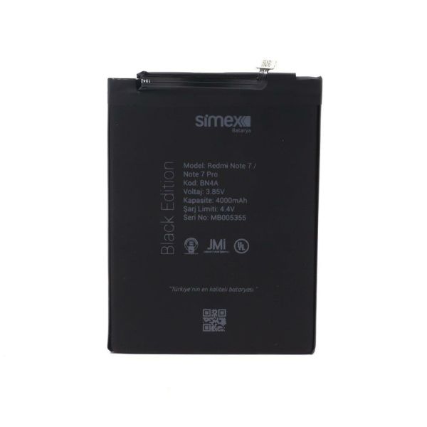 Simex Redmi Note7 / Note7 Pro ile Uyumlu SBT-01 Batarya