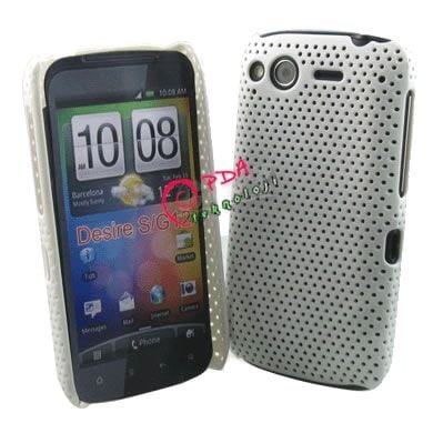 Desire ile Uyumlu S Delikli Sert Kauçuk Kılıf Beyaz