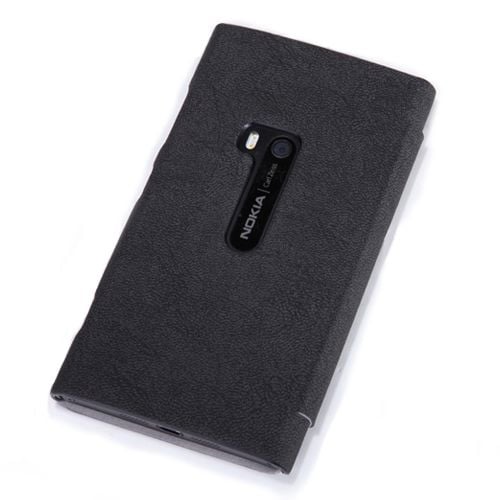 Nillkin Lumia 920 ile Uyumlu Ağaç Desenli Deri Kılıf Siyah Renk
