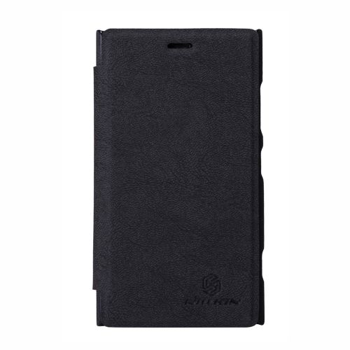Nillkin Lumia 920 ile Uyumlu Ağaç Desenli Deri Kılıf Siyah Renk