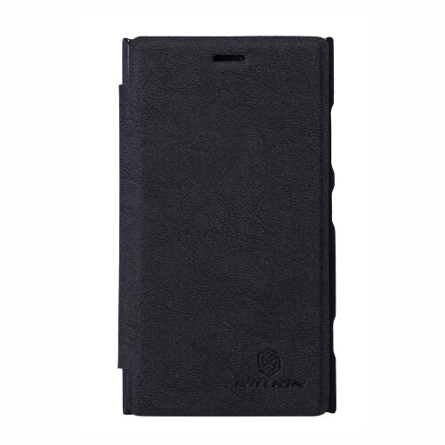 Nillkin Lumia 920 ile Uyumlu Ağaç Desenli Deri Kılıf Siyah Renk