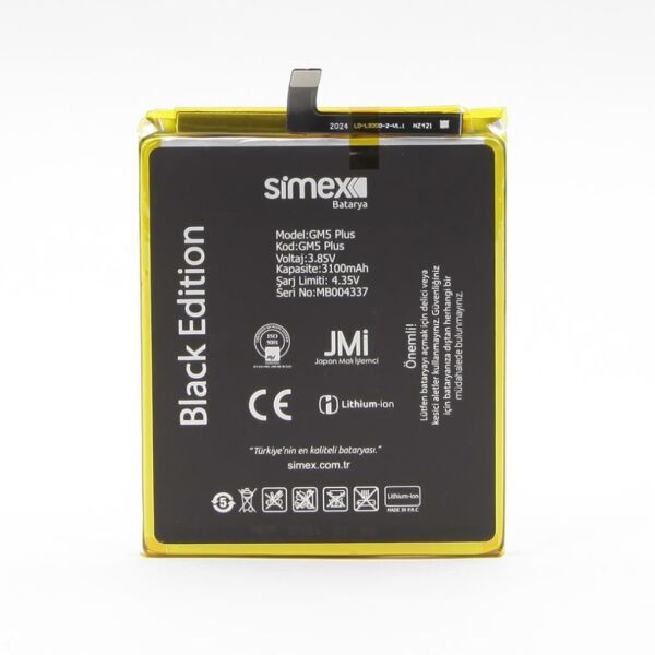 Simex GM5 Plus ile Uyumlu SBT-01 Batarya