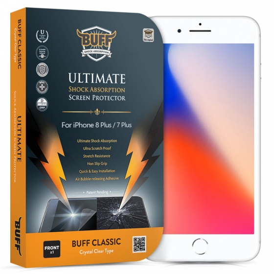 Buff iPhone 8 Plus / 7 Plus ile Uyumlu Ekran Koruyucu