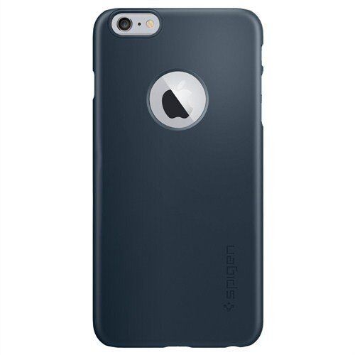 Spigen iPhone 6 Plus/6s Plus ile Uyumlu Kılıf Thin Fit A Ultra İnce Metal Slate