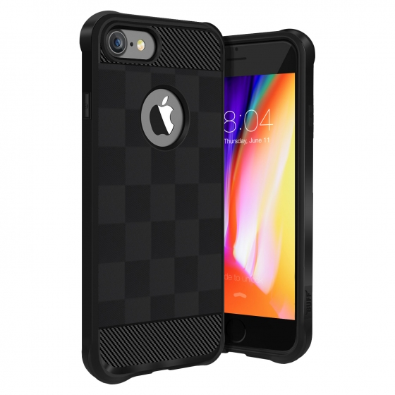 Buff iPhone 8 ile Uyumlu Black Armor Kılıf