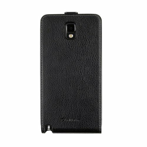 Cellular Line N9000 Galaxy Note 3 ile Uyumlu Flap Essential Mıknatıslı Deri Kılıf Siyah FLAPESSENNOTE3BK