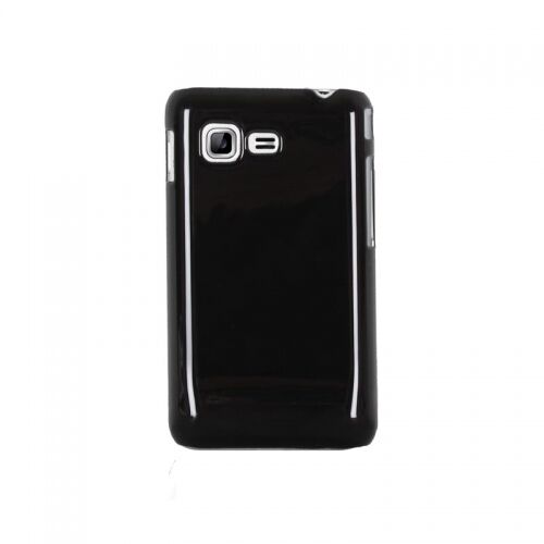 S5222 Star 3 Duos ile Uyumlu Sert Kauçuk Kılıf Parlak Model Siyah Renk