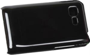 S5222 Star 3 Duos ile Uyumlu Sert Kauçuk Kılıf Parlak Model Siyah Renk