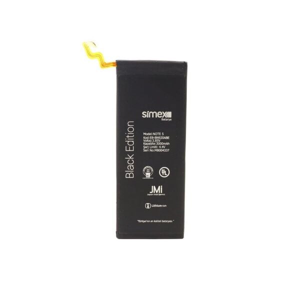 Simex Galaxy Note5 ile Uyumlu SBT-01 Batarya