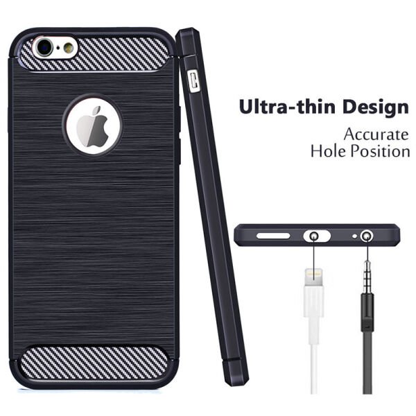 iPhone 6S Plus/6 Plus ile Uyumlu Kılıf Room Silikon Lacivert