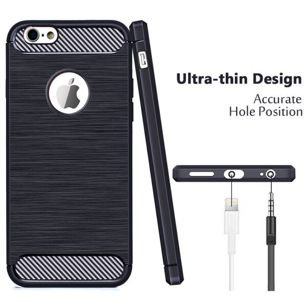 iPhone 6S Plus/6 Plus ile Uyumlu Kılıf Room Silikon Lacivert