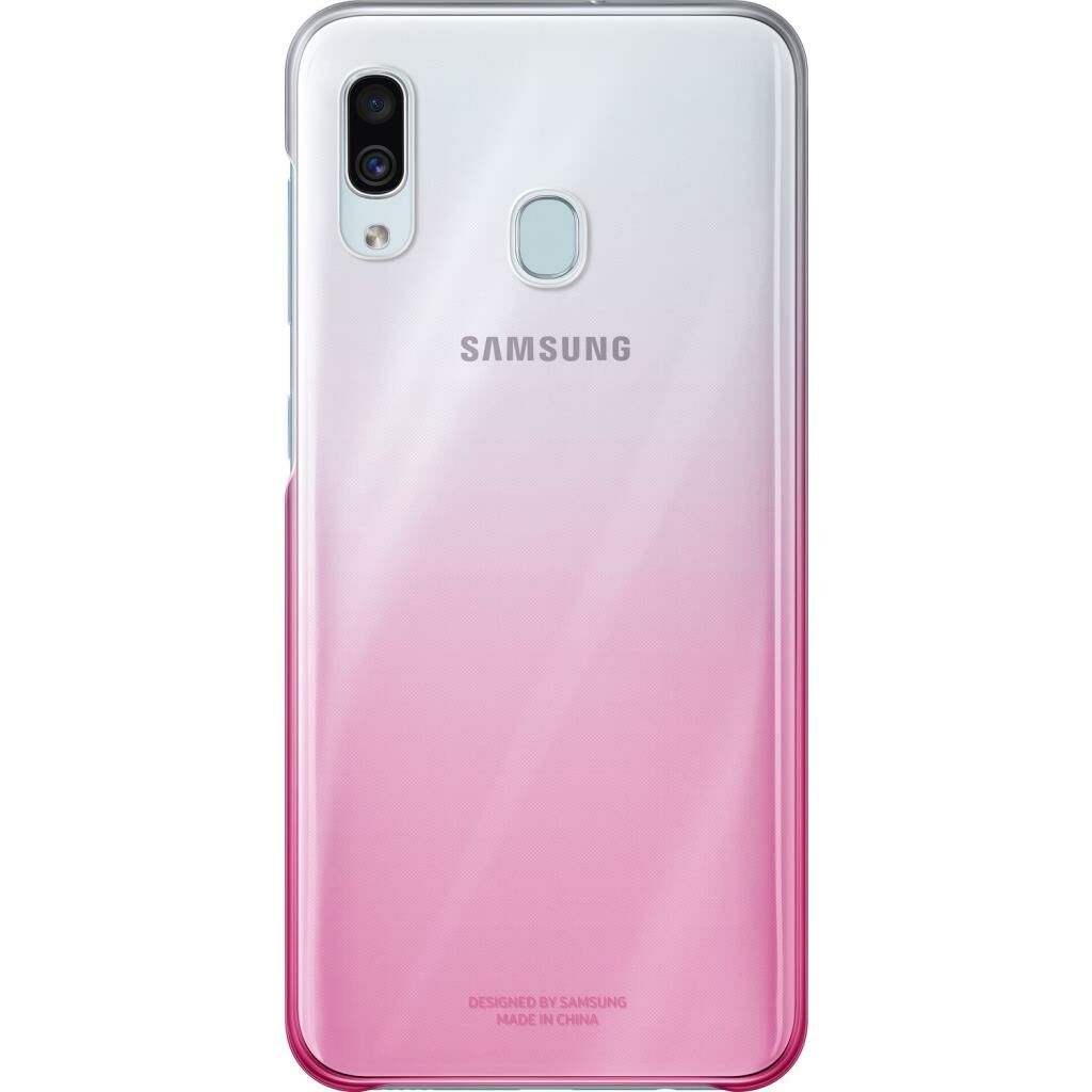 Galaxy A30 ile Uyumlu Clear Cover Pembe EF-AA305CPEGWW