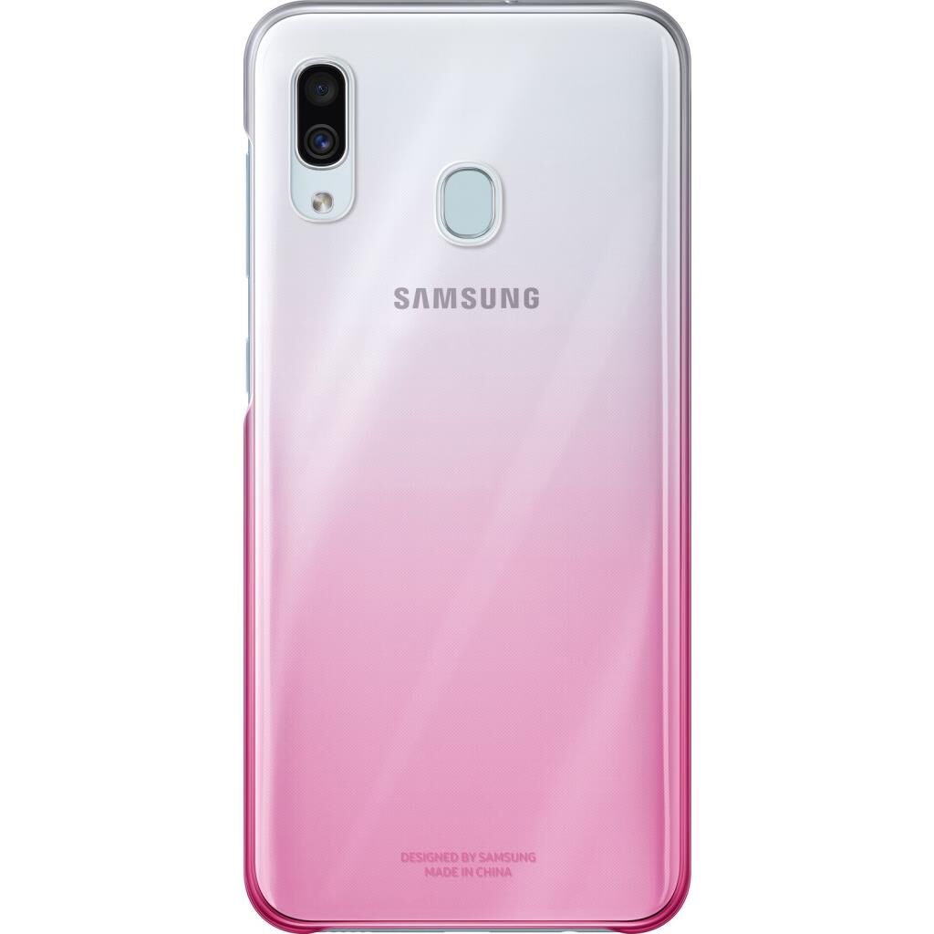 Galaxy A30 ile Uyumlu Clear Cover Pembe EF-AA305CPEGWW