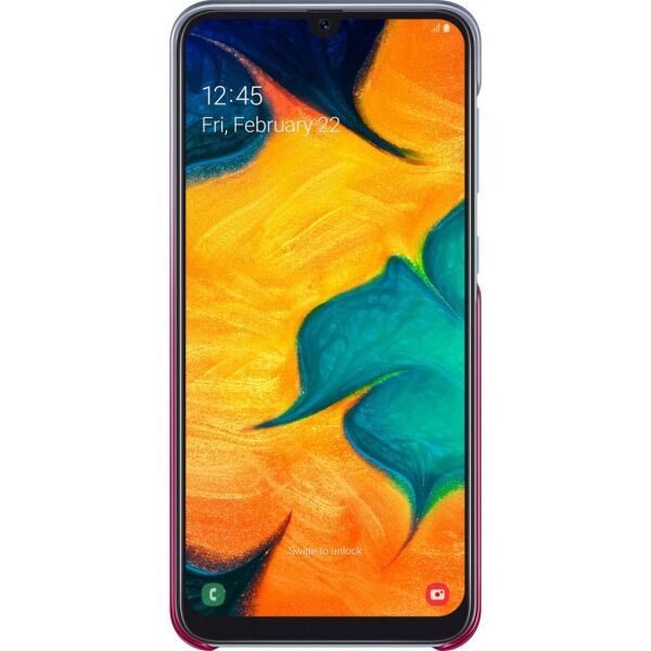 Galaxy A30 ile Uyumlu Clear Cover Pembe EF-AA305CPEGWW